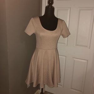 Creamy mini dress